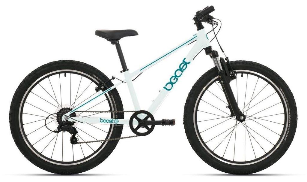 Bikefun Kinderbike Biest 24 Zoll mit Shimano 6 Zahnrädern und V -Brems - Seegras