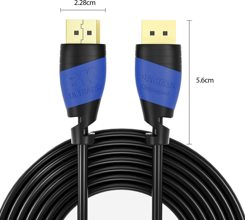 1,5m DisplayPort 1.4 Kabel | DP 8K Full U-HD HBR3 24K Produktbild 3