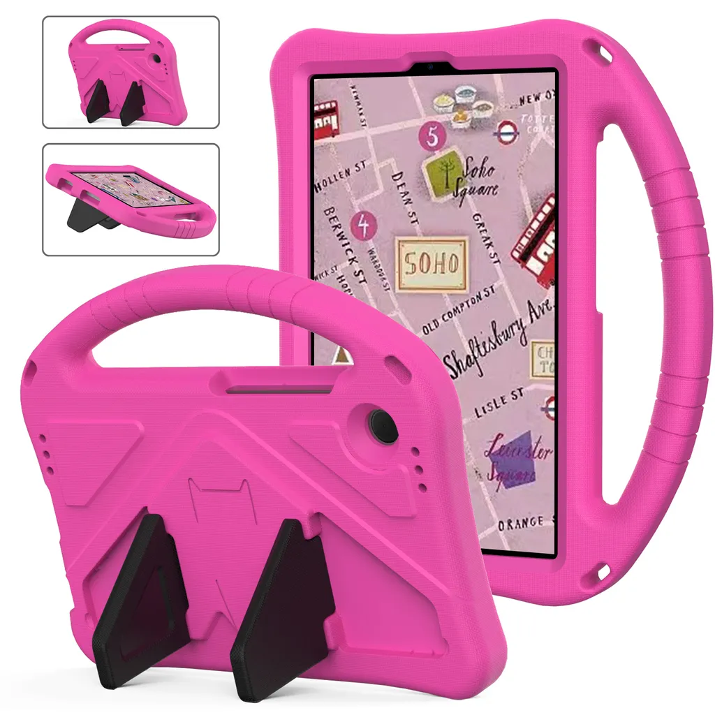 Custodia EVA per Samsung Tab A11 8.7" 2025 Shockproof Rosa con Stand