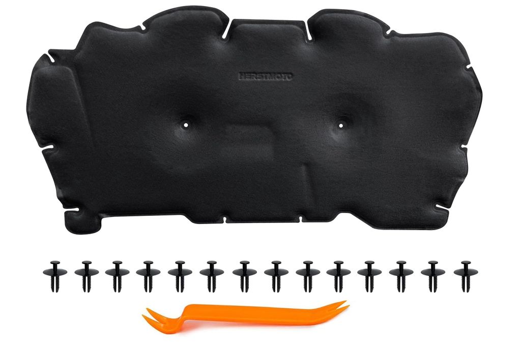 HERSTMOTO Isolation de capot avec clips compatible avec Image du produit 