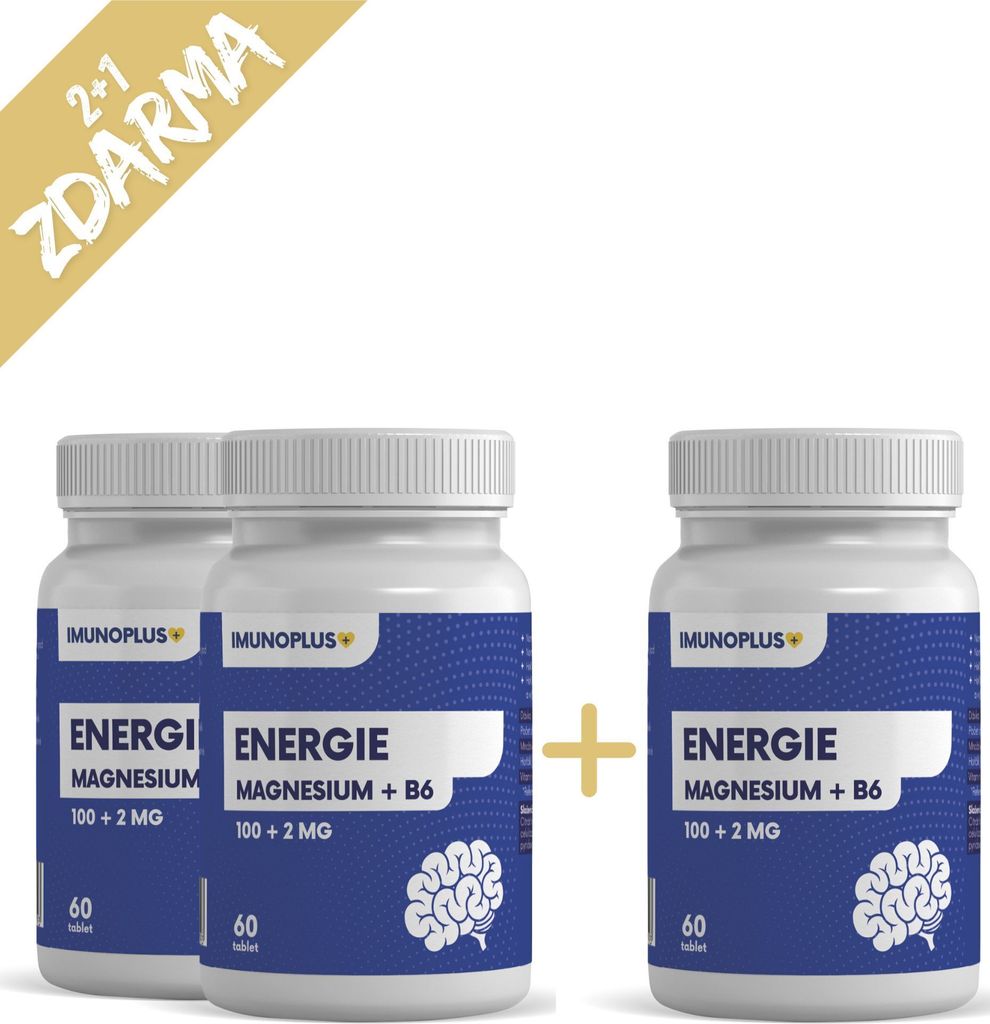 ENERGIE – Magnesium + Vitamin B6 100 + 2 mg 2+1