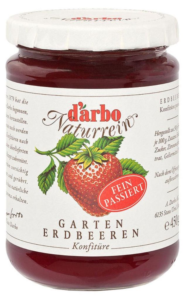 Dżem truskawkowy Darbo Garden Pure Natural drobno odcedzony Zdjęcie produktu 