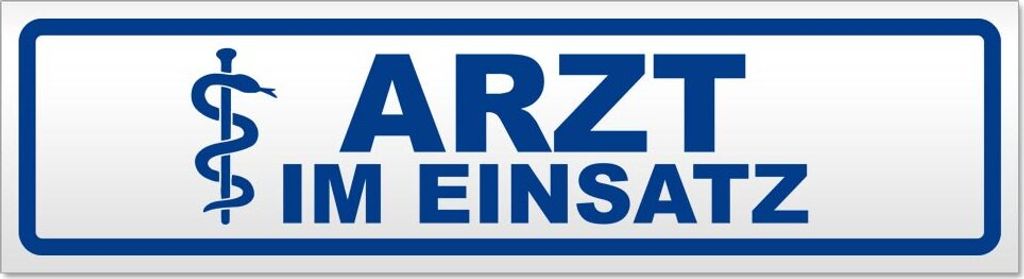 Arzt im Einsatz 2 Magnetschild Schild magnetisch