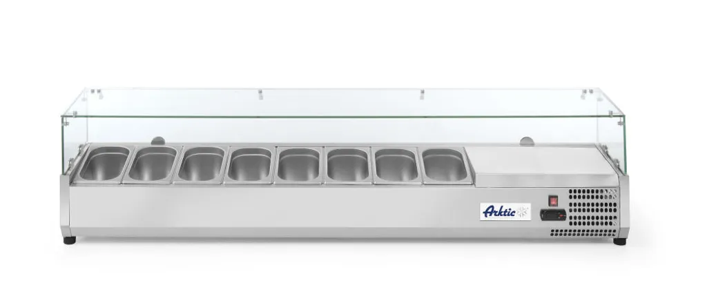 Meuble réfrigéré de comptoir pour ingrédients 5xGN1/4 Arktic pro 120cm