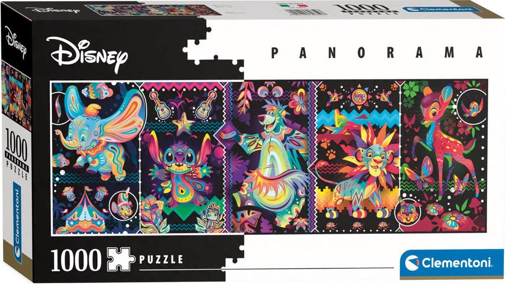 Clementoni 39659 - 1000 Teile Panorama Puzzle - Disney