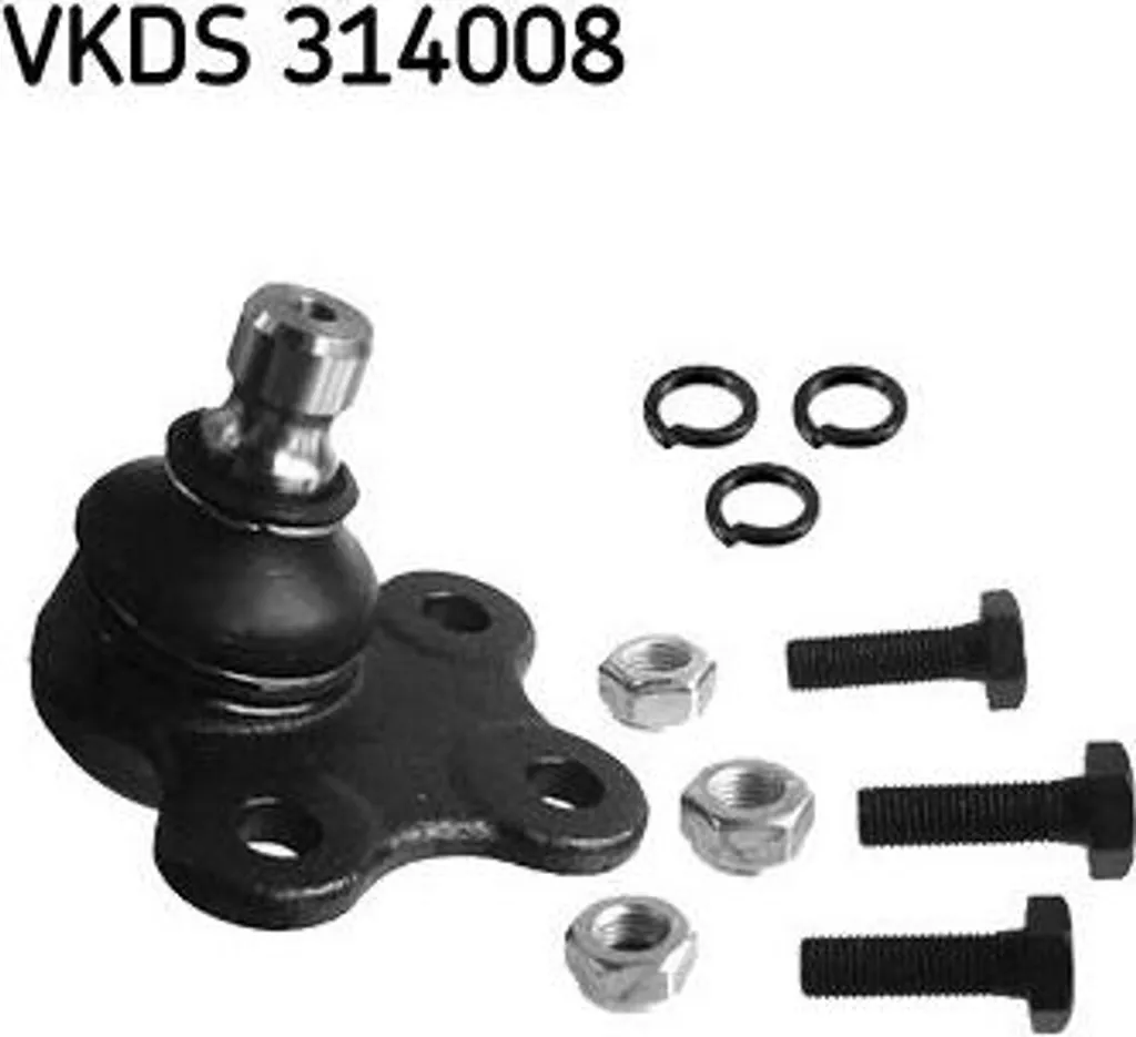 Rotule de suspension pour corriger le jeu de direction sur Fiesta