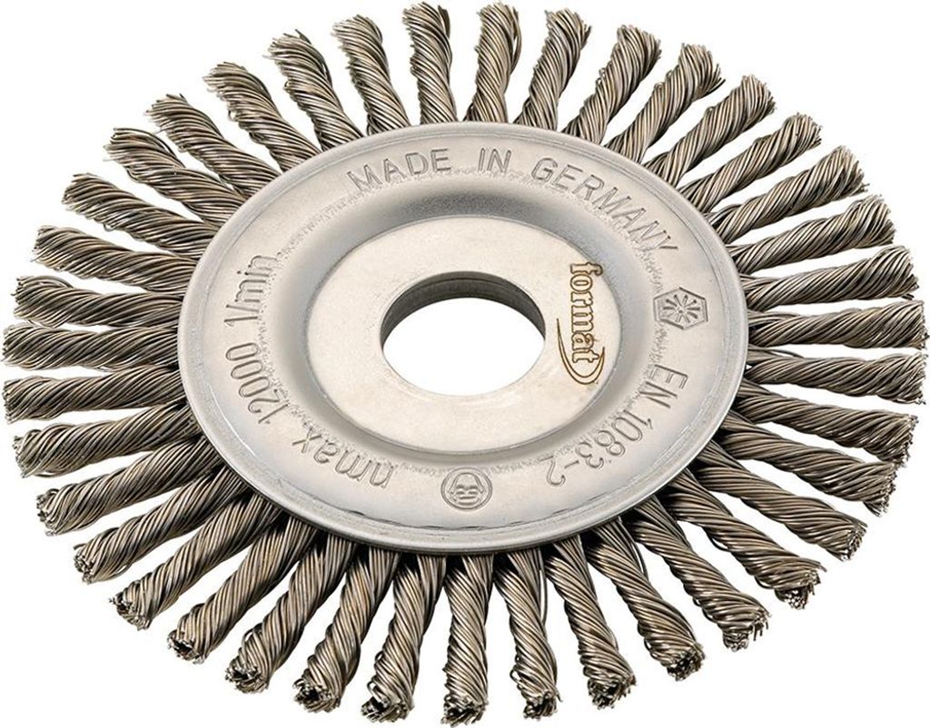 FORMAT Rundbürste Stahldraht gezopft 115x6mm, Produktbild 