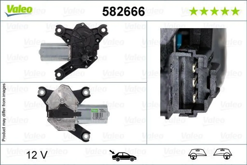 Moteur d'essuie-glace Valeo 582666 : Solution panne pour Insignia
