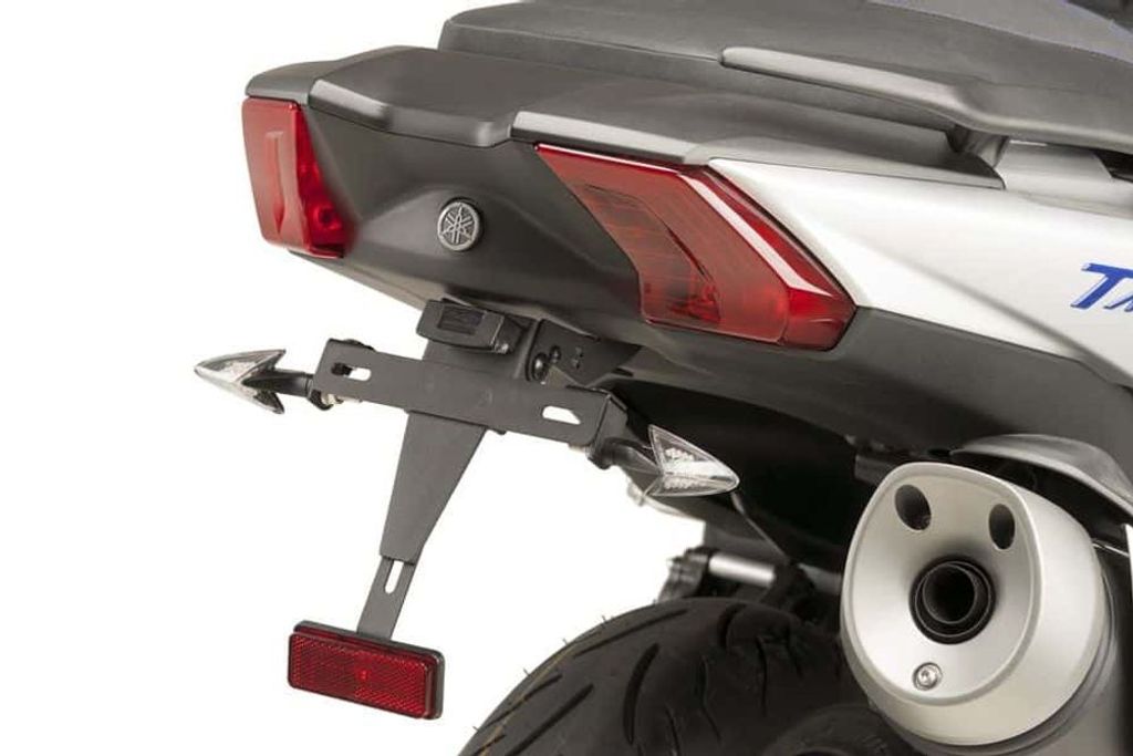 PUIG 9468N Kennzeichenhalters passend fuer YAMAHA T-MAX 530 Schwarz