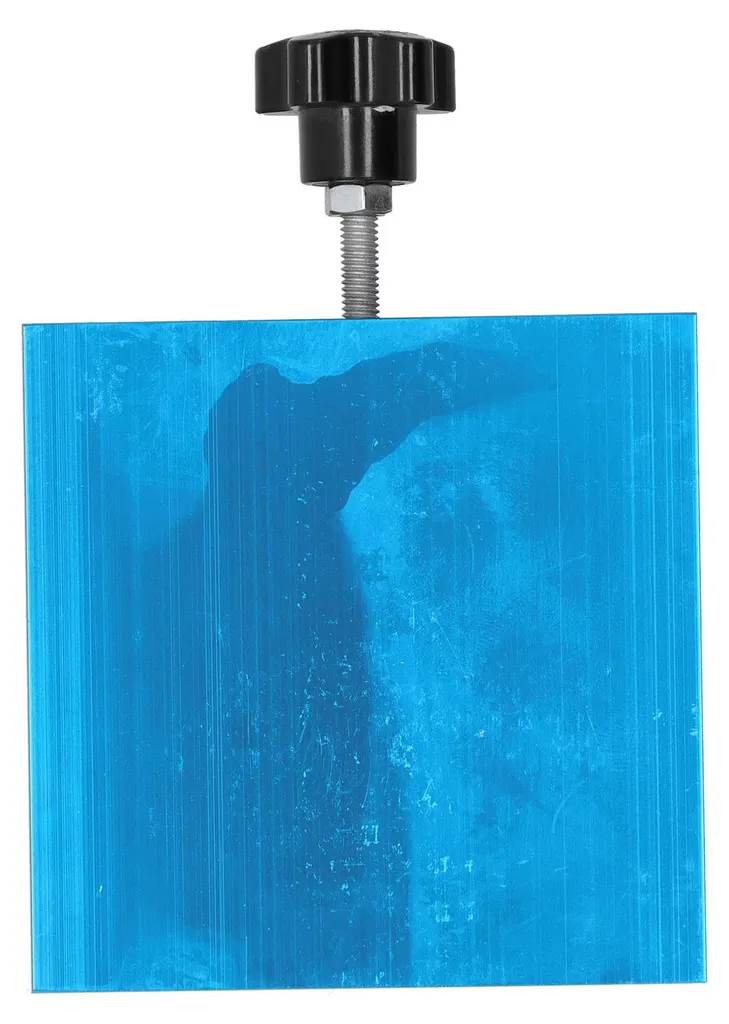 Support de levage manuel pour laboratoire en aluminium robuste 100 x 100 mm