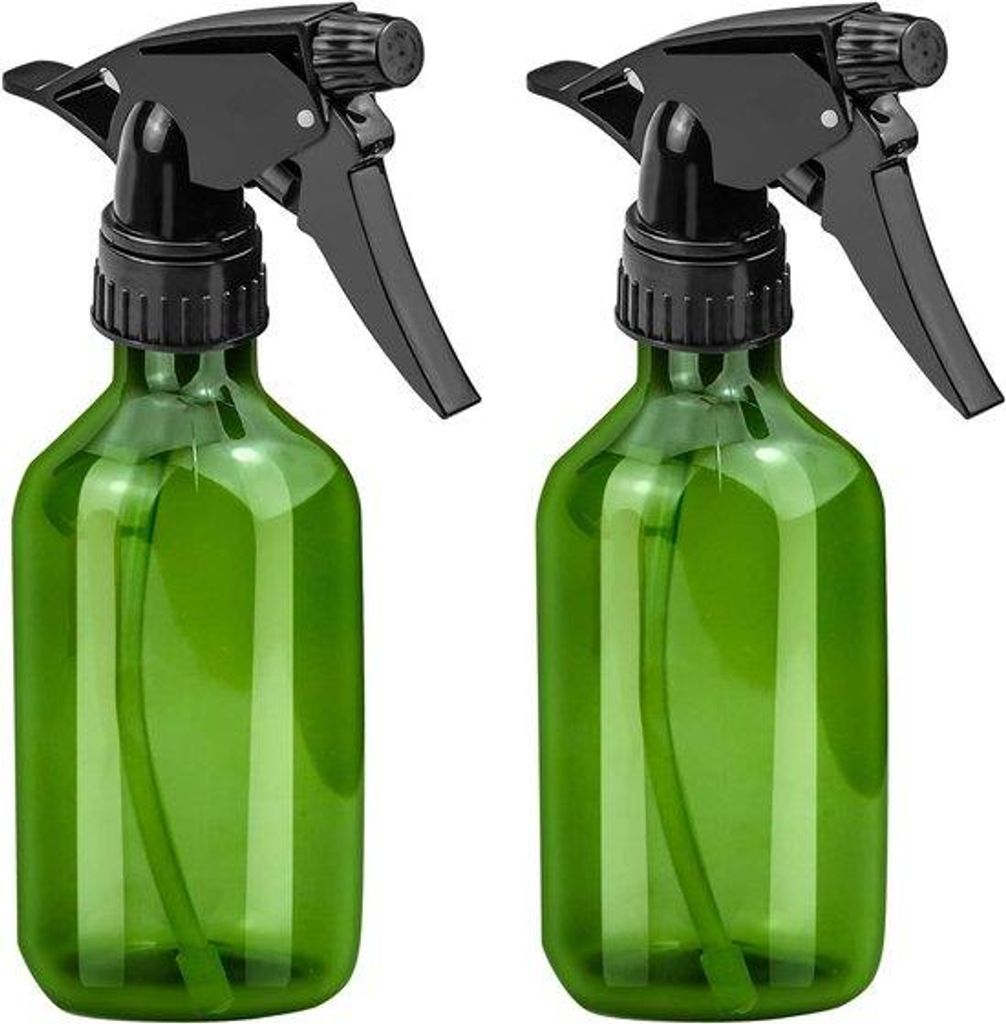 Kunststoff-Sprühflaschen mit verstellbarer Düse - 2 Stück - 300 ml