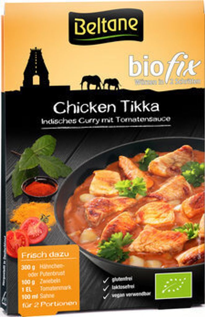 biofix - Pollo Tikka 25,01g Immagine del prodotto 