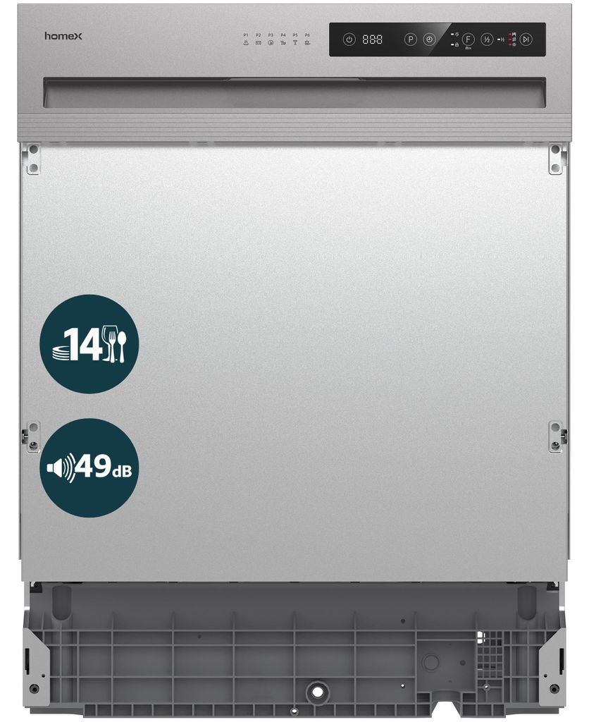 homeX DWSI601449E Geschirrspüler 60 cm, Spülmaschine Produktbild 