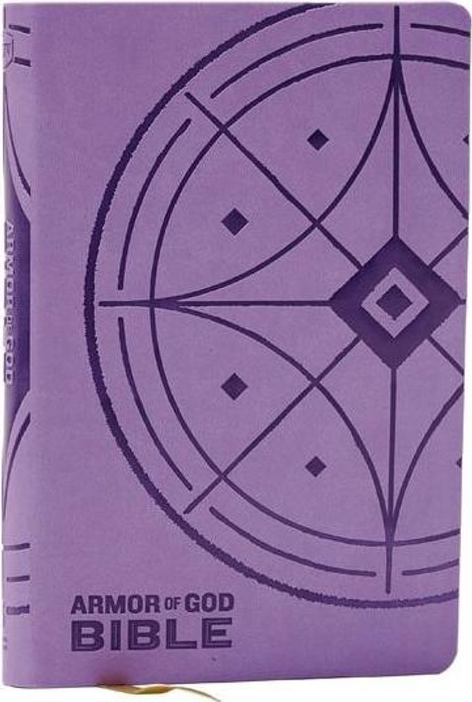 NKJV Armor of God Bible, Purple Leathersoft (Children's Bible, Red Letter, Comfort Print, Holy Bible): New King James Version