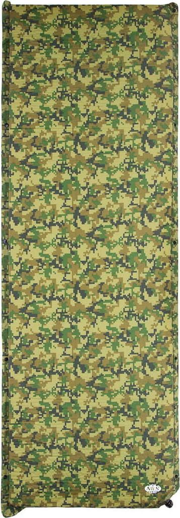 NILS CAMP - Selbstaufblasende Matratze – luftmatratze selbstaufblasend - Isomatte Selbstaufblasend – 185x65x5 cm - Camo-Farbe