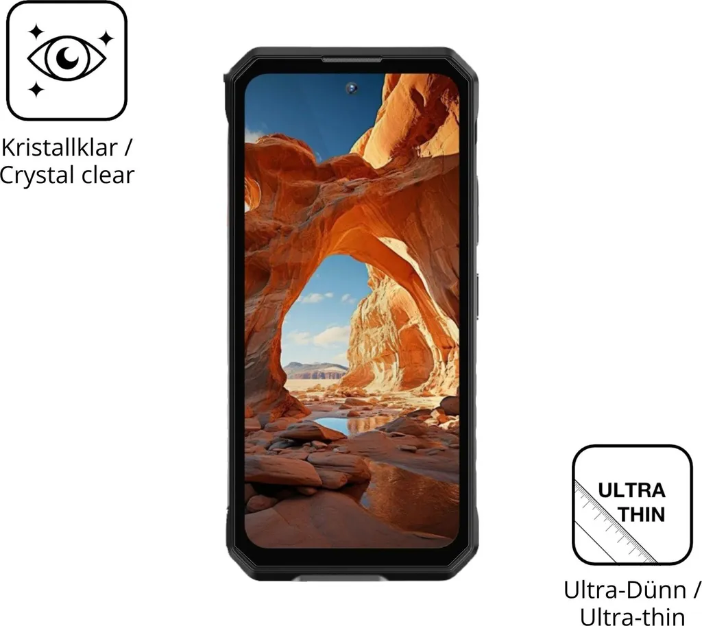 Protezione Display Oukitel WP58 Pro - Kit 4 Pellicole dipos Antigraffio - 5