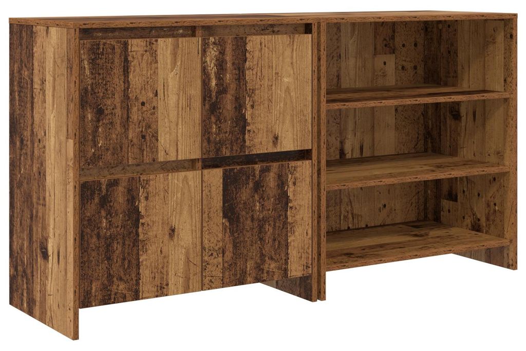 vidaXL Sideboard 2 pcs Altholz 70 x 41 x 75 cm Holzwerkstoff