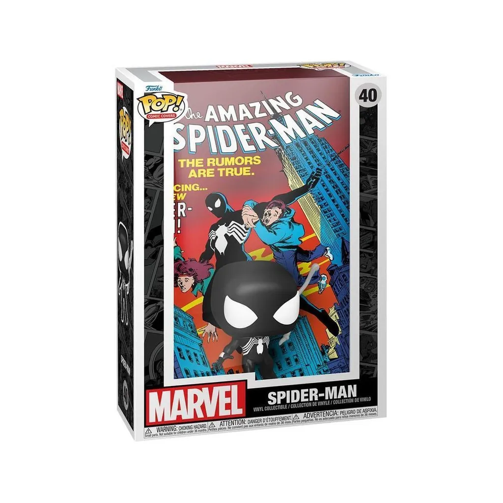Figurine Vinyle Spider-Man Comic Cover Boîtier Vitrine Rigide