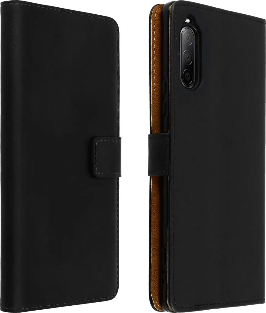 Cover a Libro Sony Xperia 10 II Avizar - Protezione 360° Nera