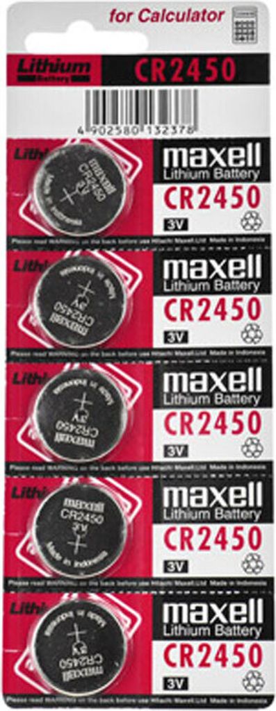 5 sztuk Bateria litowa IEC CR2450, 3 V maks. 620 mAh Zdjęcie produktu 