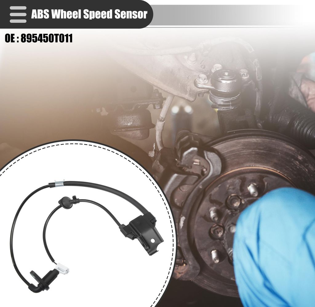 ABS Sensor Hinten Links für Toyota Venza 2009-2015 Kunststoff Schwarz
