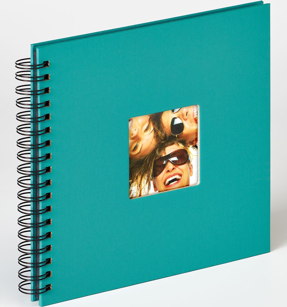 Walther, SA-108-K,Spiralalbum Fun petrolgrün, 26X25 cm