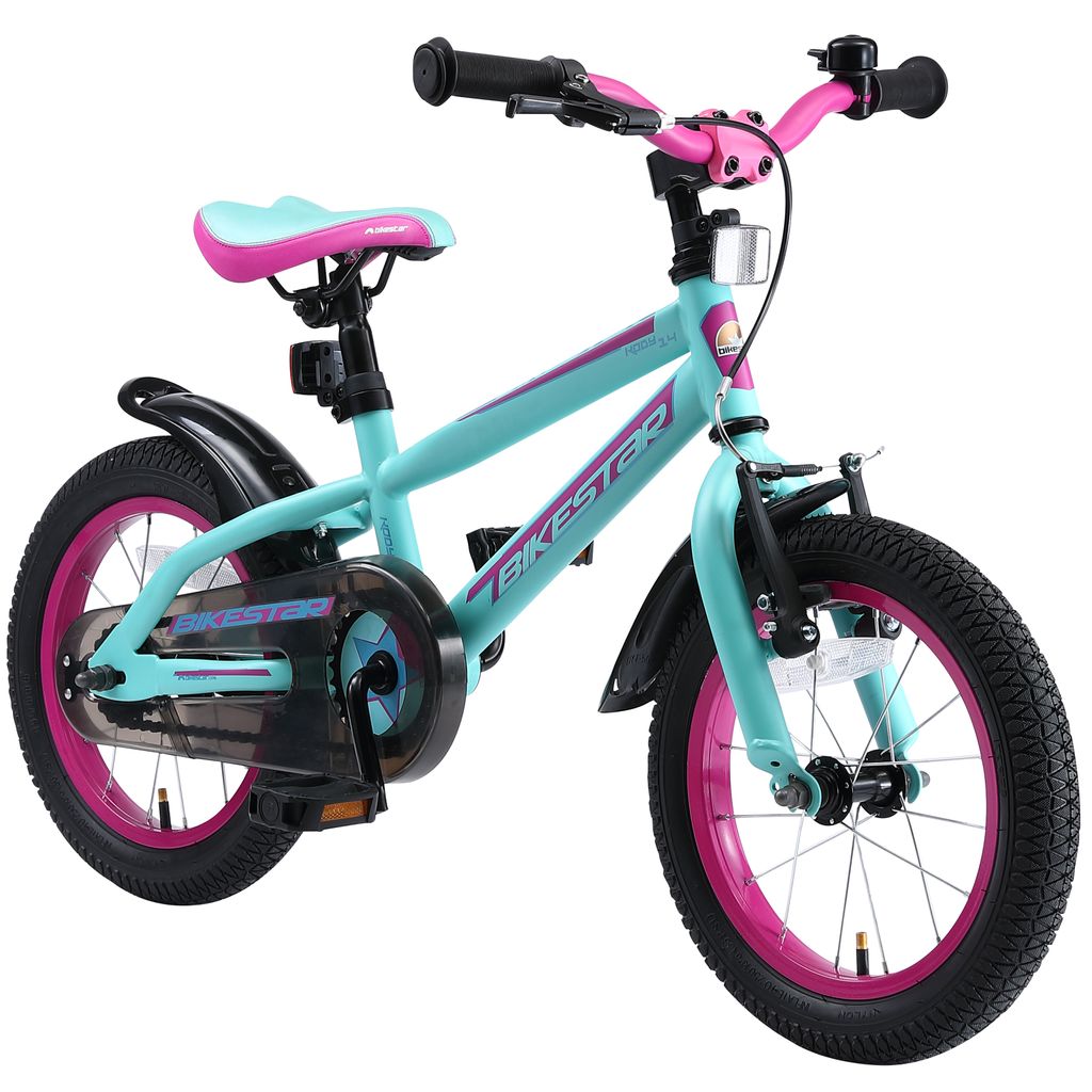 14 Zoll Kindefahrrad Kinder Fahrrad Rad Bike Cruiser Kinderrad mit Stützräder 