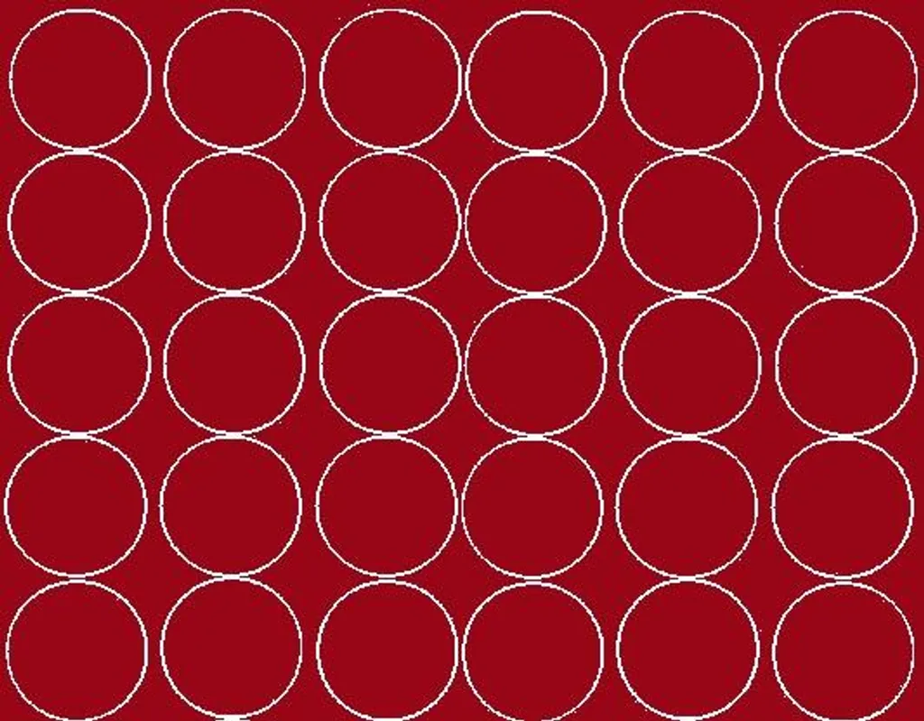 Pois autocollants rouge foncé 7 cm pour organisation et scrapbooking