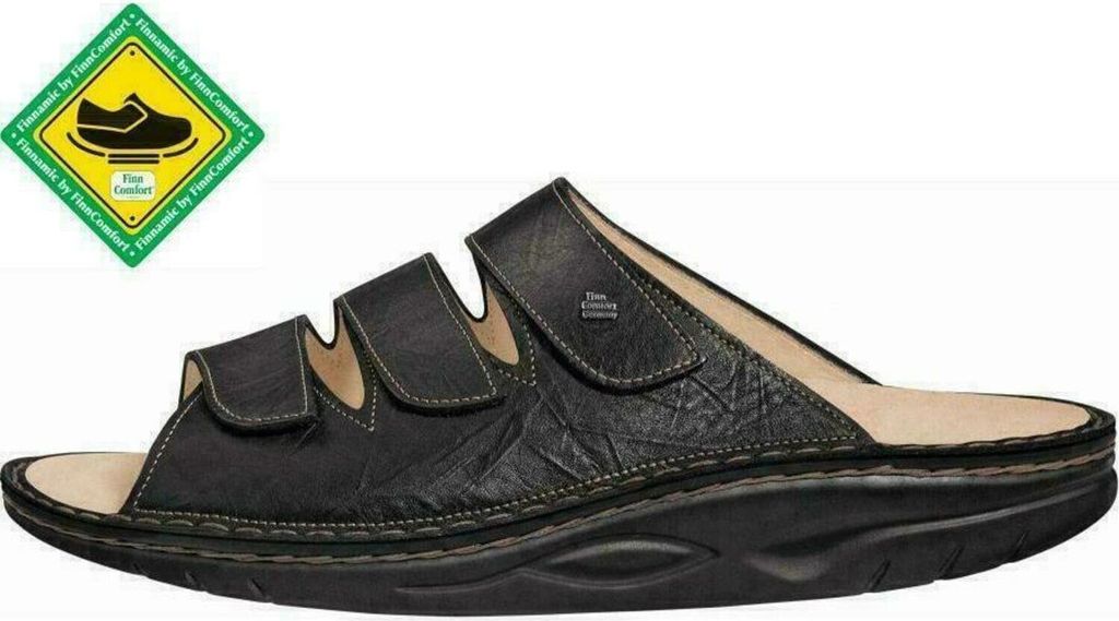 Finn Comfort Andros, Finnamic, Uni, Pantolette, Schwarz, Produktbild 