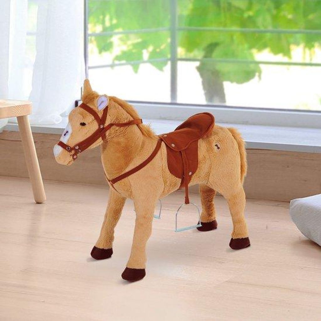 Plüsch Spielpony für Kinder, stehend, mit Sound, Sitz, 48 Produktbild 