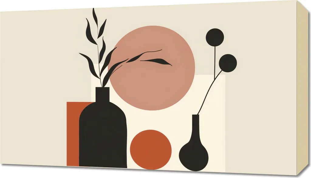 Quadro 70x40 cm Tavolo delle piante