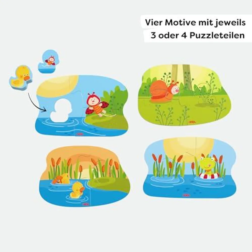 4 premiers puzzles Enfants animaux : apprenez à assembler sans stress - 2