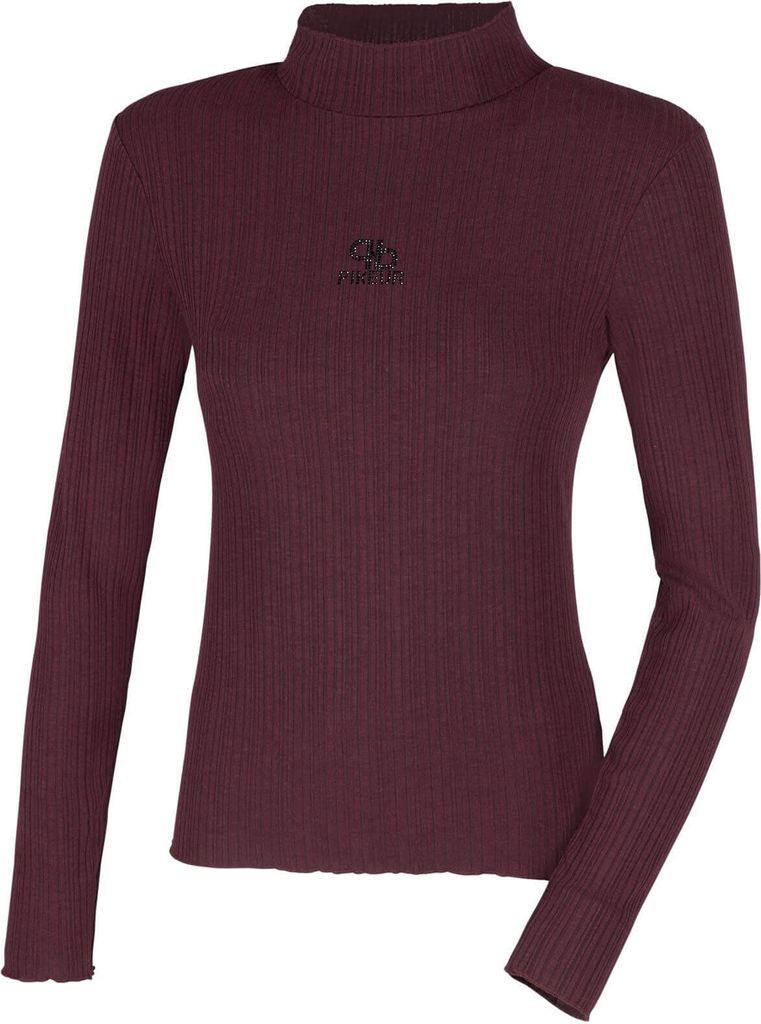 Pikeur Shirt Damen Rip Shirt Selection HW 2023 Baselayer Langarmshirt Mulberry