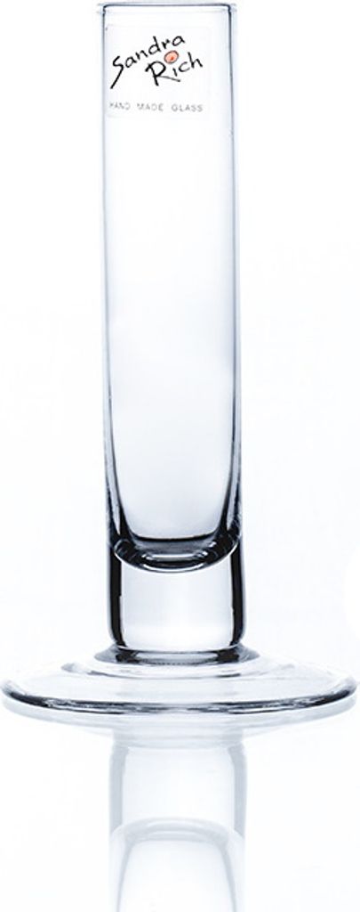 6er SET Reagenzgläser, Glasvasen SOLIFLEUR mit Fuss H. 15cm D. 3cm Sandra Rich