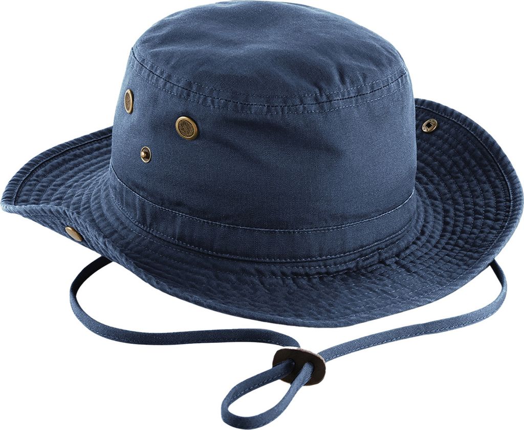 Beechfield - "Outback" Panama-Hut für Herren/Damen Uni PC7096 (Einheitsgröße) (Marineblau)