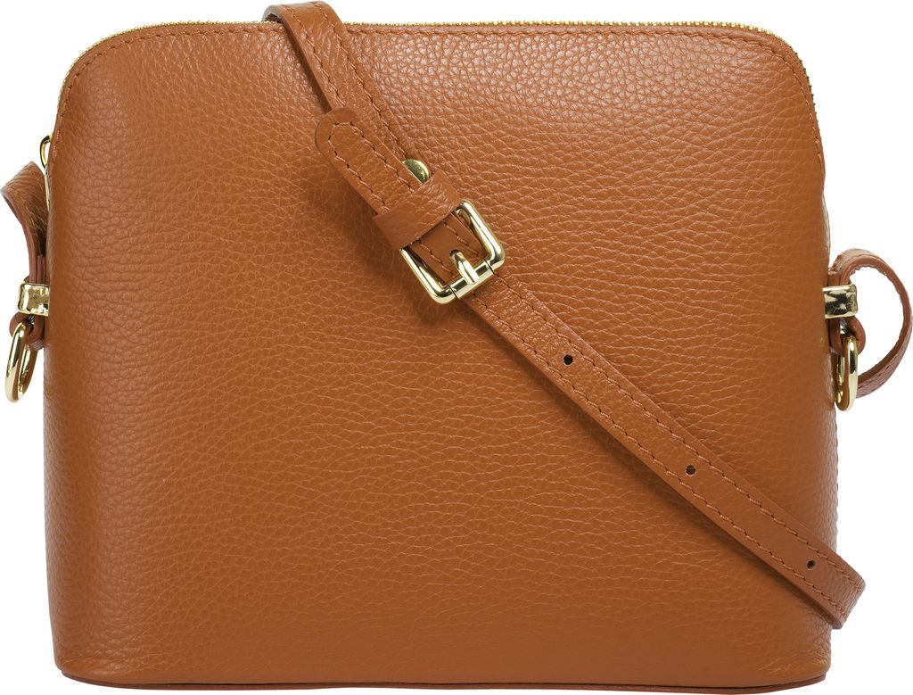 Cluty Umhängetasche Damen 021219 cognac