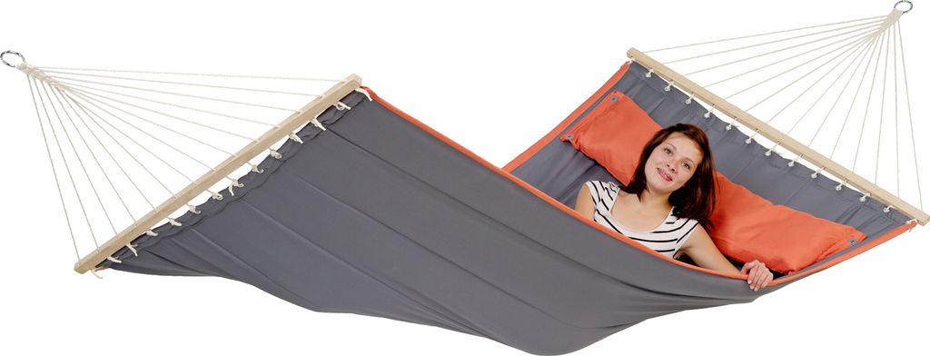 AMAZONAS Amaca a palo XL American Dream Grey incl. cuscino Immagine del prodotto 