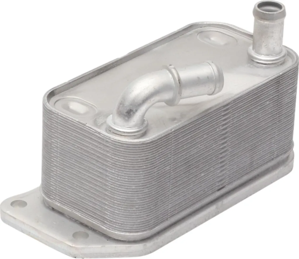 Stop surchauffe : Refroidisseur d'huile Volvo S40 II 31325045 Alu Argenté