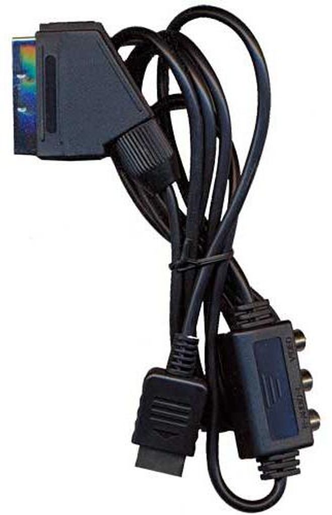 RGB Scart Kabel mit Audio und Video Out Eaxus Für PS 3 Produktbild 