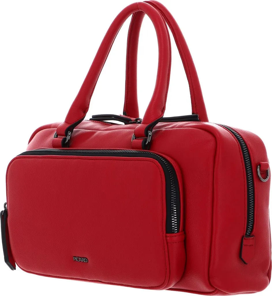 PICARD borsetta borsa a tracolla Multi Shopper Lipstick rosso - 2