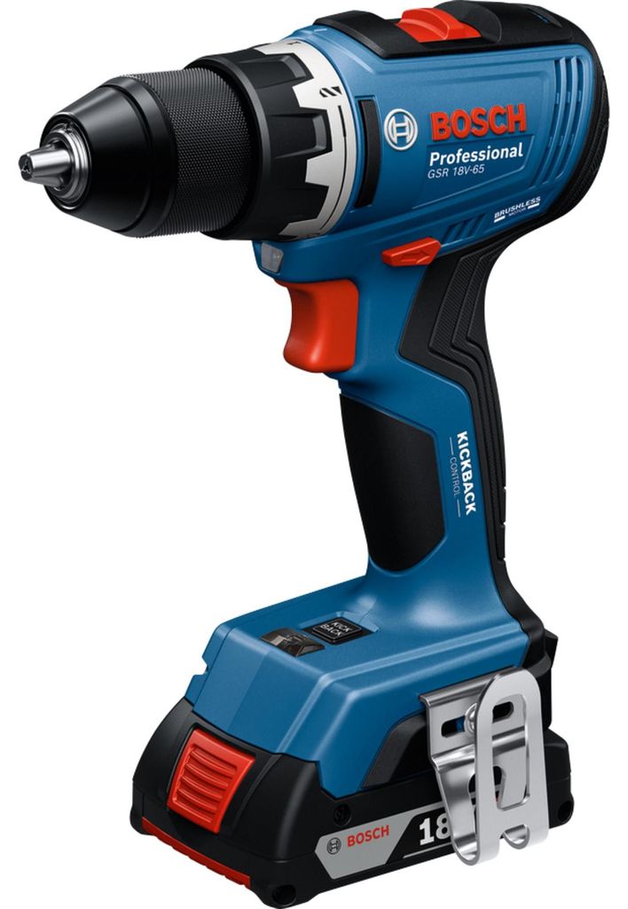 Accuboormachine GSR 18V-65, 2 x accu GBA 18V 5.0Ah, L-BOXX Productafbeelding 