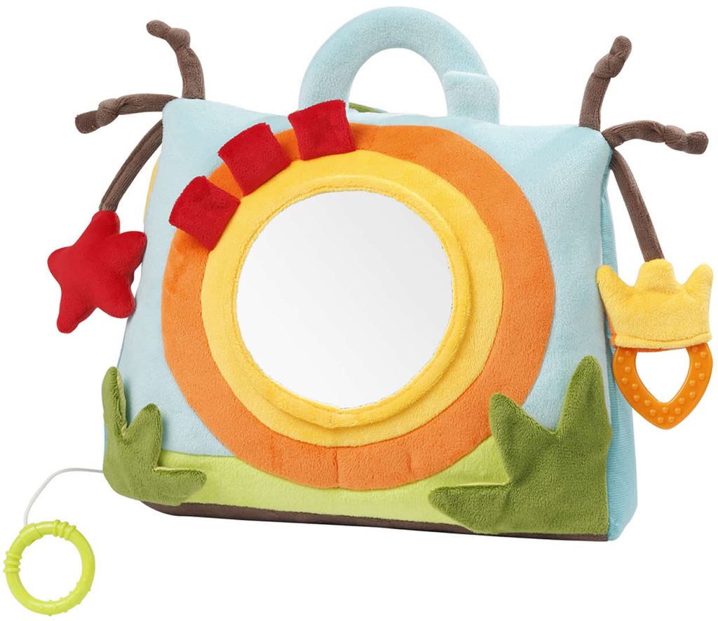 Fehn Spieluhr Activity-Center Jungle Heroes Panda und LED-Leuchten