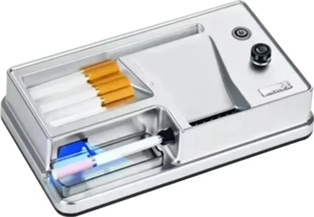 Machine à cigarettes automatique infrarouge en inox au design ergonomique