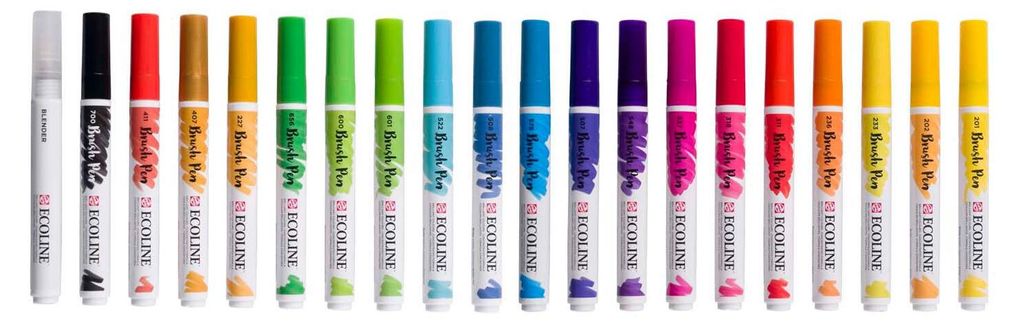 Ecoline Brush Pen Set Landscapes, 20 couleurs Image du produit 