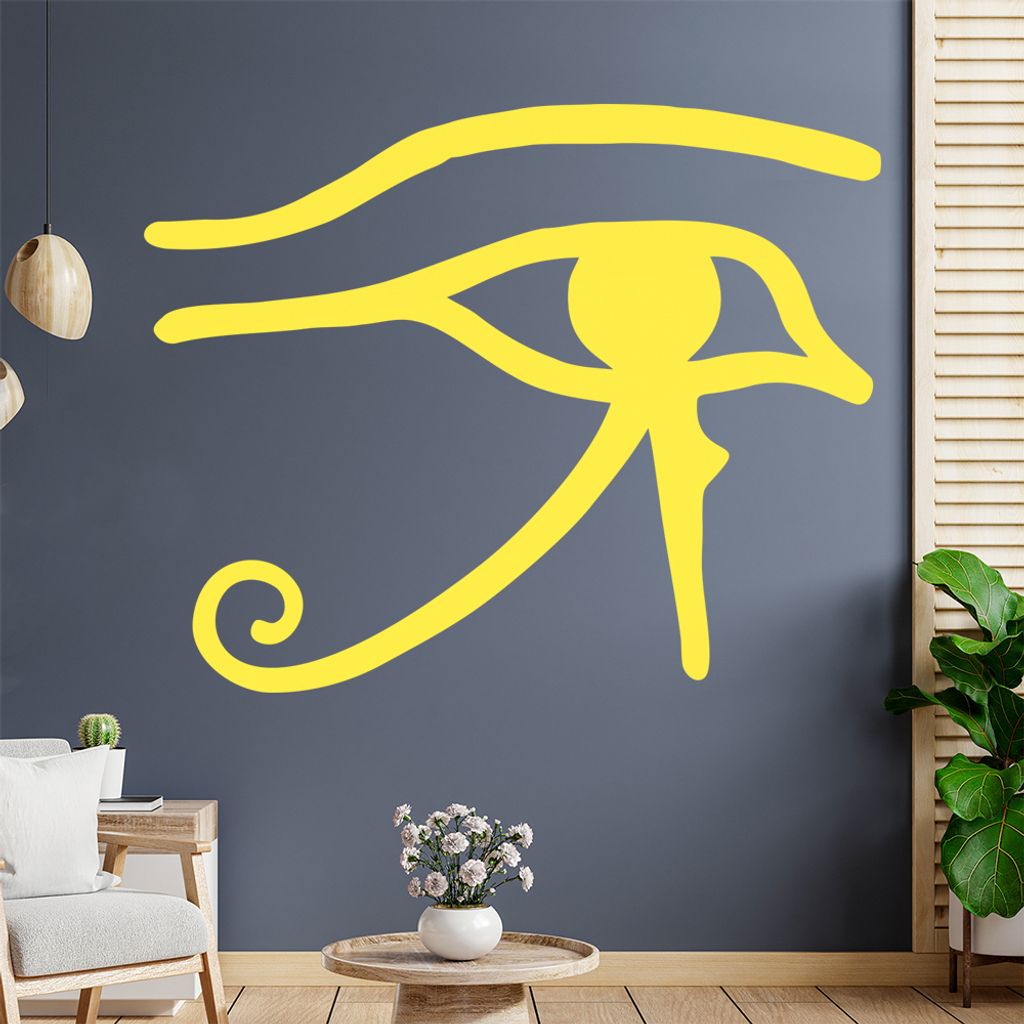 Re - Auge des Re - Aton Wandtattoo in 6 Größen - Wandaufkleber Wall Sticker - Dekoration, Küche, Wohnzimmer, Schlafzimmer, Badezimmer
