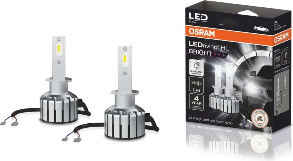 Ampoule projecteur de travail LED OSRAM 64150DWBRT-2HFB 12V/24V Pro