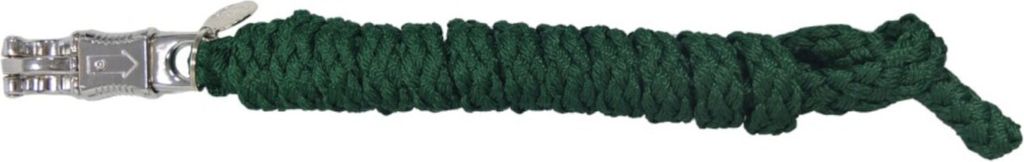 Equest Ultimo Führstrick aus Polypropylen, grün - mit Panikhaken