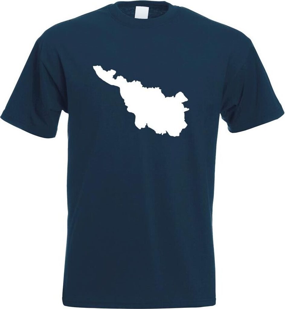Kiwistar - T-Shirt - Navy - Bremen Deutschland Silhouette Motiv Bedruckt Funshirt Design Print - mit Motiv Bedruckt - Funshirt Design - Sport - Fre...