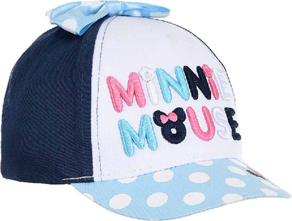 Minnie Mouse Mädchen Kappe Cap Mütze Hut , Farbe:Dunkel-Blau, Größe:48