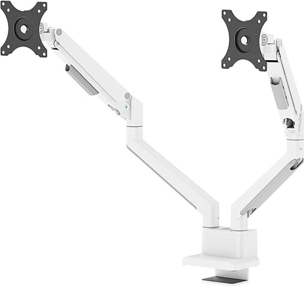 Neomounts Next Slim Desk Mount, double display (topfix clamp & grommet)
